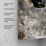 Celestial Stallion Canvas Wall Art - Image 3