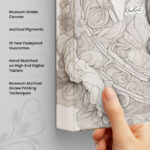 Sacred Guardian Canvas Wall Art - Image 3