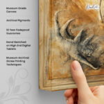 Cosmic Mandala Canvas Wall Art - Image 3