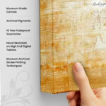 Sacred Bloom Canvas Wall Art - Image 3