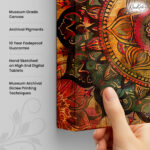 Earthly Elegance Canvas Wall Art - Image 3