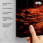 Sunset Outlaw Canvas Wall Art - Image 3