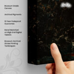 Nocturnal Grace Canvas Wall Art - Image 3