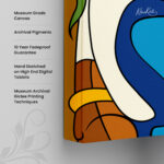 Indian Folk Canvas Wall Art - Image 3