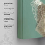 Retro Elegance Canvas Wall Art - Image 3