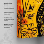 Solar Pup Canvas Wall Art - Image 3