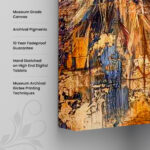 Lunar Lens Canvas Wall Art - Image 3