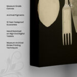 Culinary Geometry Canvas Wall Art - Image 3