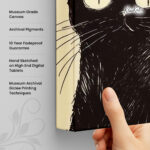 Midnight Noir Canvas Wall Art - Image 3