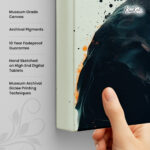 Cosmic Silence Canvas Wall Art - Image 3