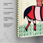 Harmony Under the Sacred Tree Canvas Wall Art - Image 3