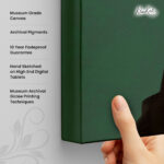 Stone Mosaic Muse Canvas Wall Art - Image 3