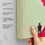 Echoes of Conflict Canvas Wall Art - Image 3