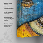 Graceful Rani Canvas Wall Art - Image 3