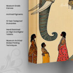 Royal Procession Canvas Wall Art - Image 3