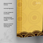 Deer Sheltern Canvas Wall Art - Image 3