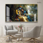 Radha and Krishna Swing Acrylic Wall Art - Image 4