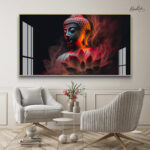 Lotus Buddha Acrylic Wall Art - Image 3