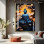 Dhyana Mudra Acrylic Wall Art - Image 3