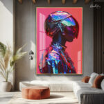 Holographic Guardian Acrylic Wall Art - Image 3