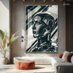 Metallic Gaze Acrylic Wall Art - Image 3