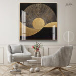Golden Solstice Acrylic Wall Art - Image 3