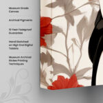 Noir Elegance Canvas Wall Art - Image 3