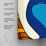 Modern Jamini Canvas Wall Art - Image 3