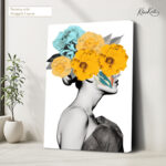 Citrus Bloom Muse Canvas Wall Art - Image 4