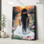 Golden Hour Serenity Canvas Wall Art - Image 4