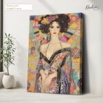 Klimt-Inspired Elegance Canvas Wall Art - Image 4