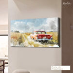 Golden Fields Journey Canvas Wall Art - Image 4