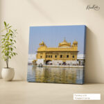 Golden Reflection Canvas Wall Art - Image 4