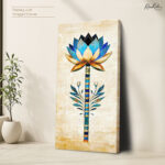 Sacred Bloom Canvas Wall Art - Image 4