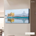 Majestic Golden Temple Canvas Wall Art - Image 4