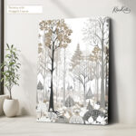 Whimsical Winter Canvas Wall Art - Image 4