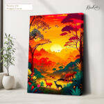 Jungle Majesty Canvas Wall Art - Image 4