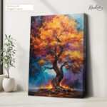 Fiery Eternal Canvas Wall Art - Image 4