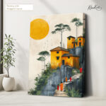 Golden Path Canvas Wall Art - Image 4