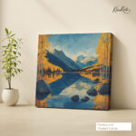 Autumn Mountain Canvas Wall Art - Image 4