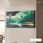 Emerald Escape Canvas Wall Art - Image 4