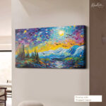 Midnight Surge Canvas Wall Art - Image 4