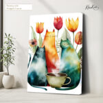 Whimsical Morning Canvas Wall Art - Image 4