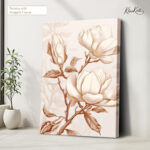 Serene Magnolias Canvas Wall Art - Image 4