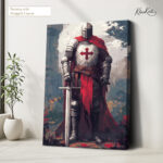 Valiant Guardian Canvas Wall Art - Image 4