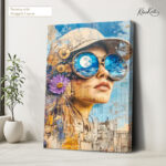 Lunar Lens Canvas Wall Art - Image 4