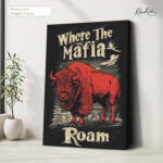 Wild Bison Spirit Canvas Wall Art - Image 4