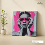 Neon Echoes Canvas Wall Art - Image 4