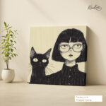 Midnight Noir Canvas Wall Art - Image 4