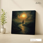 Golden Horizon Canvas Wall Art - Image 4